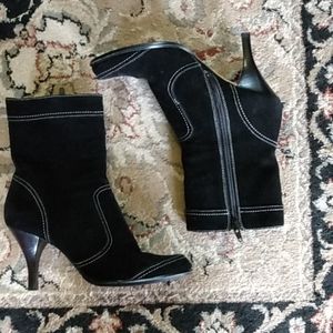 Nine West suede booties